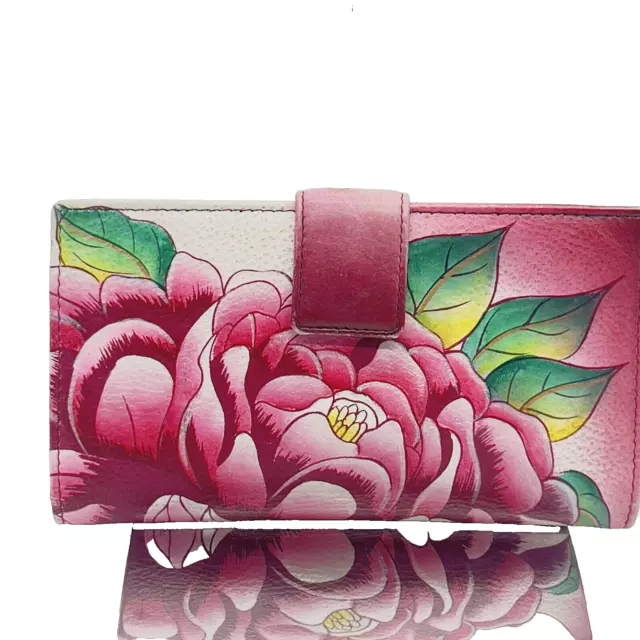 Anna by Anuschka, Bags, Anna By Anuschka Hand Painted Leather Wallet Nwt
