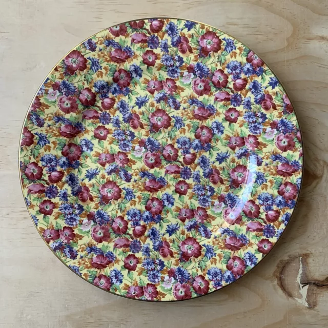 Royalty by Royal Winton Grimwades Chintz Replacement Dinner Plate Pink Floral