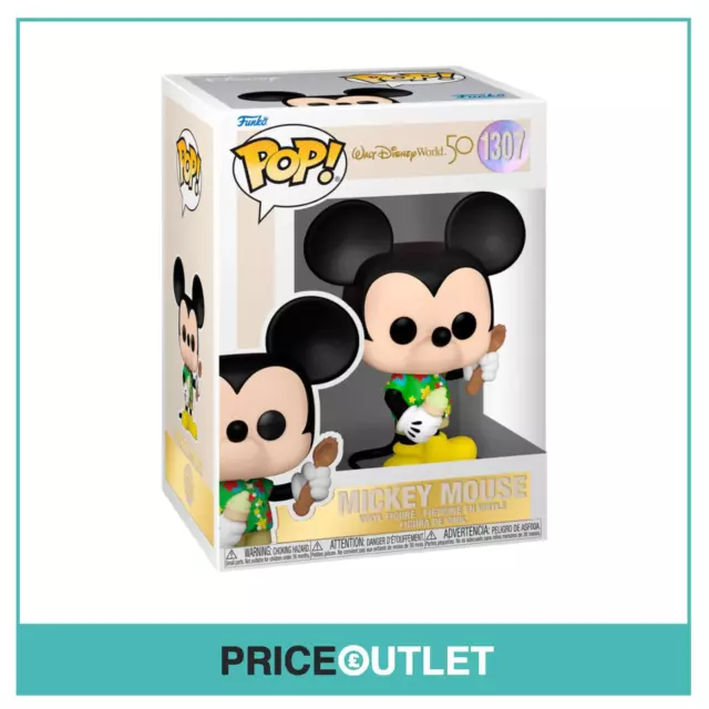 Funko - Mickey Mouse (Aloha) #1307 Walt Disney World 50th - BRAND NEW IN FREE PO