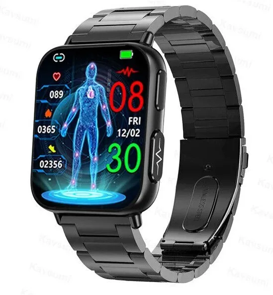 Smartwatch uomo Bluetooth chiamata sport pressione sanguigna orologio intelligente uomo temperatura nuovo