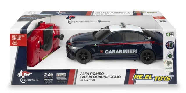 Alfa Romeo Alfetta Carabinieri Radiocommandée Polistil Vintage