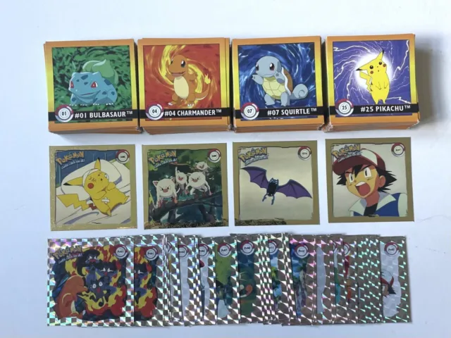 Artbox 1999 Pokemon Stickers Series 1 - Prism - Gold - Nintendo- You Choose - NM