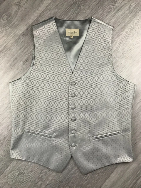 Girovita uomo argento Moss Bros taglia M - Abbigliamento formale matrimonio