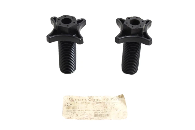 Lot Of 2. Tennant 77228 Star Knob. 3.00 Dia,  4-Ear, 4.30L, .59B, For Tennant