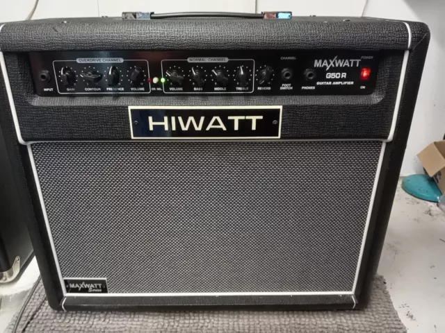 Hiwatt Maxwatt G50R 1x12 Guitar Amplifier Combo  2 channel  50watt RMS