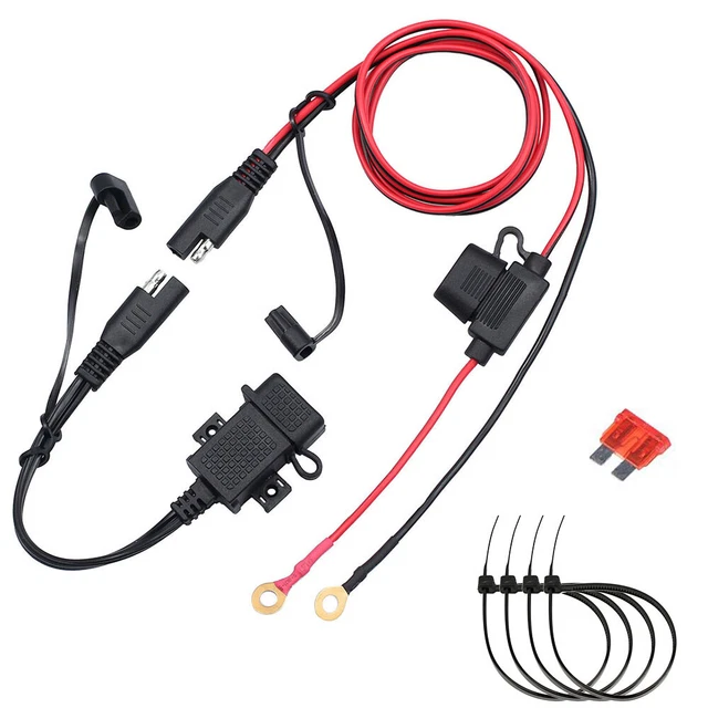 2.1A Motorcycle SAE Cable USB Adapte Weatherproof Charger Socket Battery Tender 2.1A Motorcycle SAE Cable USB Adapte Weatherproof Charger Socket Battery Tender