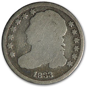1833 Capped Bust Dime Good - SKU#16762