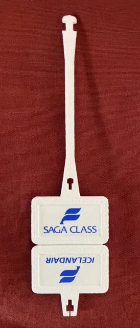 ICELANDAIR SAGA CLASS LUGGAGE TAG Plastic Unused