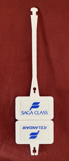 ICELANDAIR SAGA CLASS LUGGAGE TAG Plastic Unused