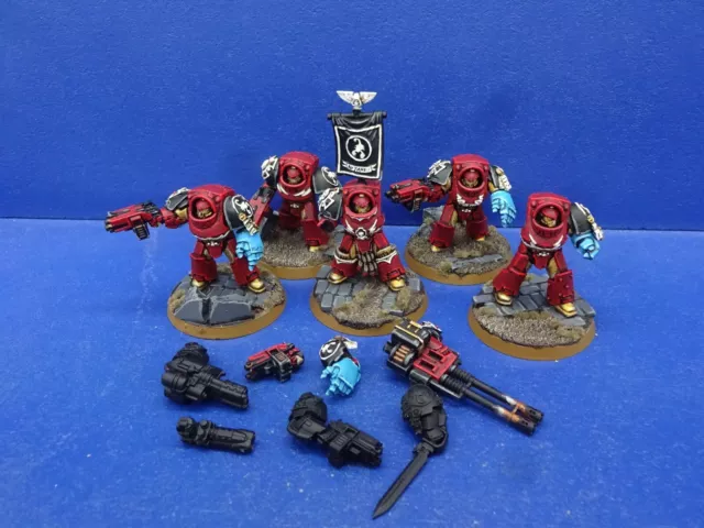 Red Scorpions 5 Tartaros Terminatoren der Space Marines GUT BEMALT