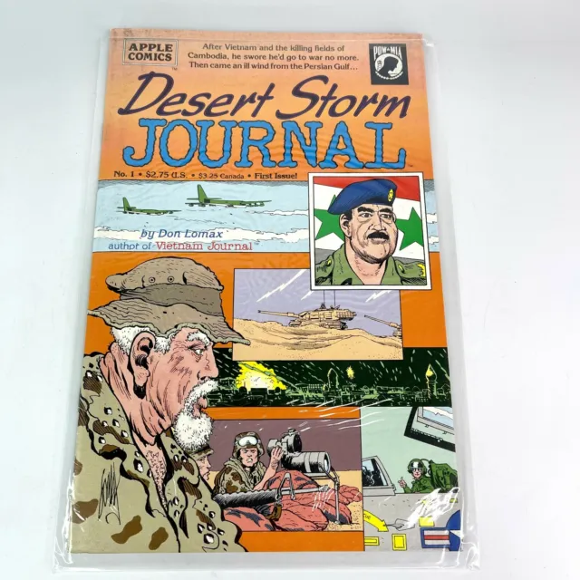 Desert Storm Journal #1 -  Apple Comics 1990 - Don Lomax