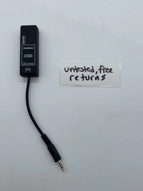 Brainmaster heartmath aux adaptor 386-029 *untested free returns*