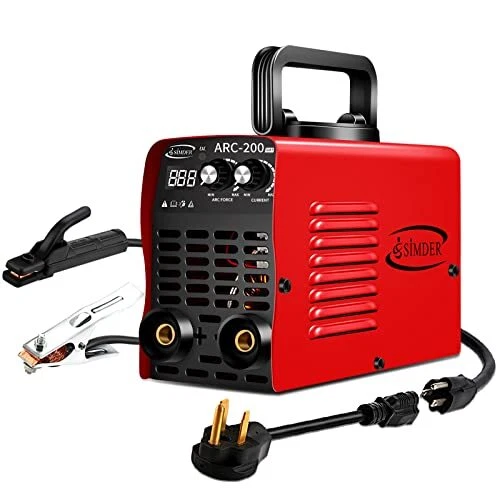 Mini Arc Welder 200Amp 110V/220V Stick MMA Welding Machine IGBT Digital Smart