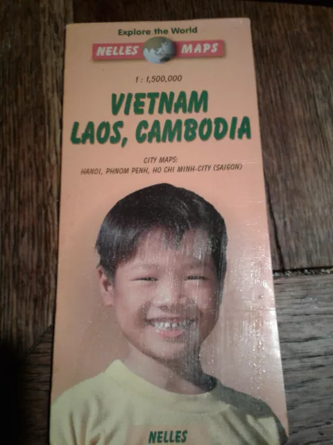 Landkarte Vietnam, Laos, Cambodia   Maßstab 1: 500 000