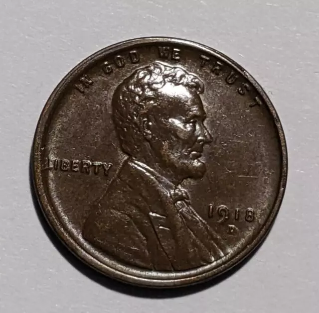 1918-D Lincoln Cent Wheat Penny, Better Date ** Free S/H!