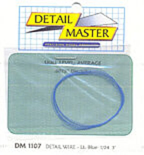 Detail-Master 2ft. Detail Wire Light Blue - Plastic Model Vehicle Accessory Kit