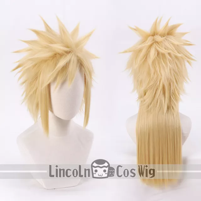 Final Fantasy VII Cosplay Anime Cloud Strife Men's Hair Wig Hairpiece