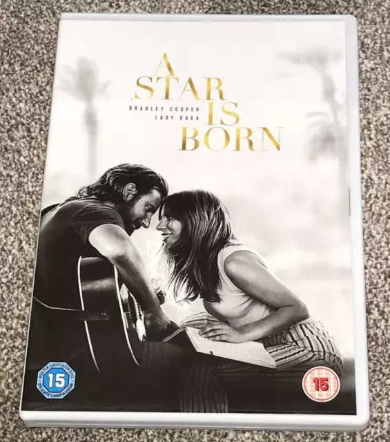 A Star Is Born : 2019 Bradley Cooper & Gaga Dvd - In Vgc (Free Uk P&P)