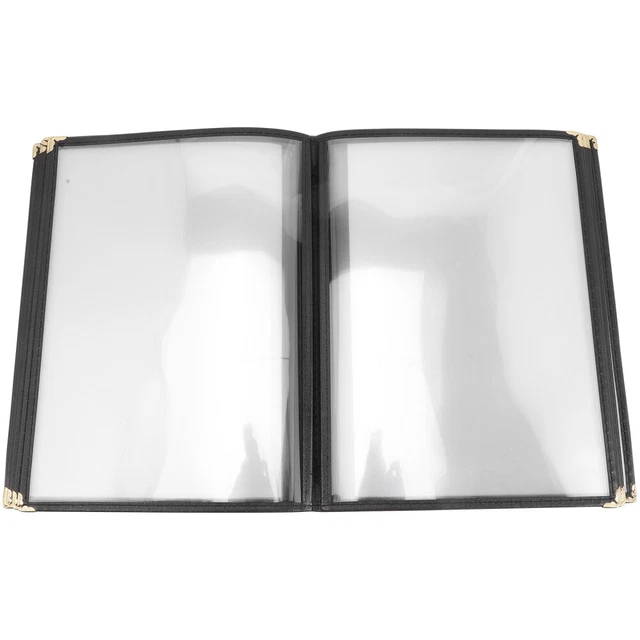 Metal Transparent Drink Menu Cover Books Bulk Restaurant Covers Holders