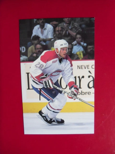 1999-2000-Montreal Canadiens-#28-Karl Dykhuis Postcard.