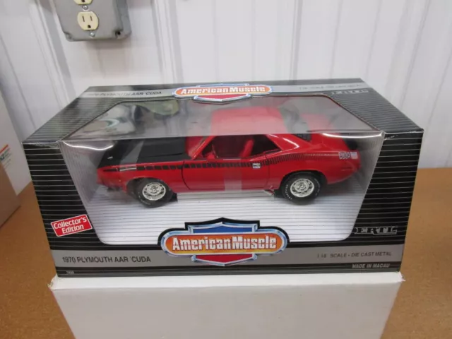 1970 Plymouth AAR Cuda red 1/18 Ertl Campbell Collectibles 1995 Mopar Nationals