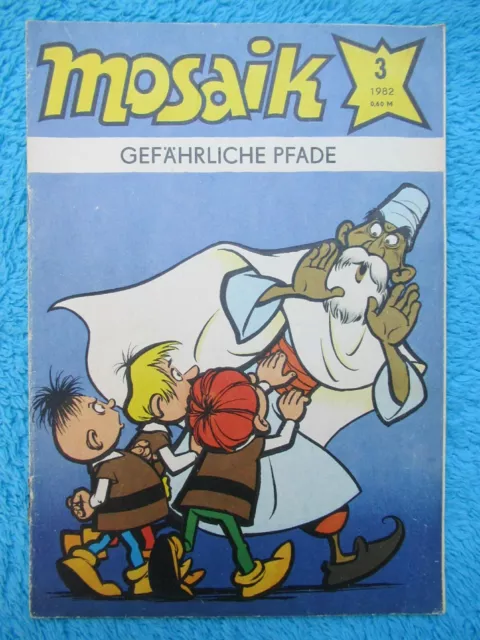 MOSAIK Abrafaxe 1982 Nr 3 "Gefährliche Pfade" Junge Welt DDR Z1-