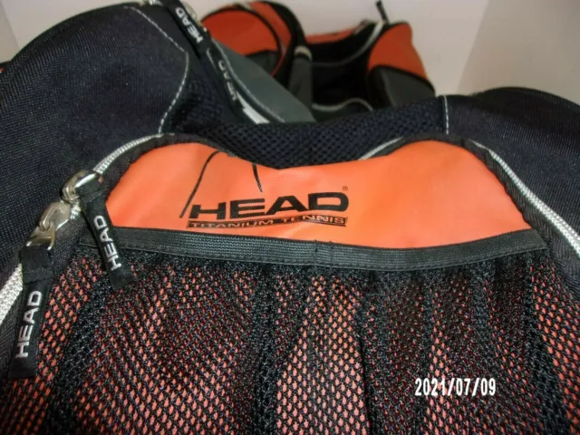 Head Racquet Ball And Tennis Raquet Duffle Bags Orange Gray OR Black Gray