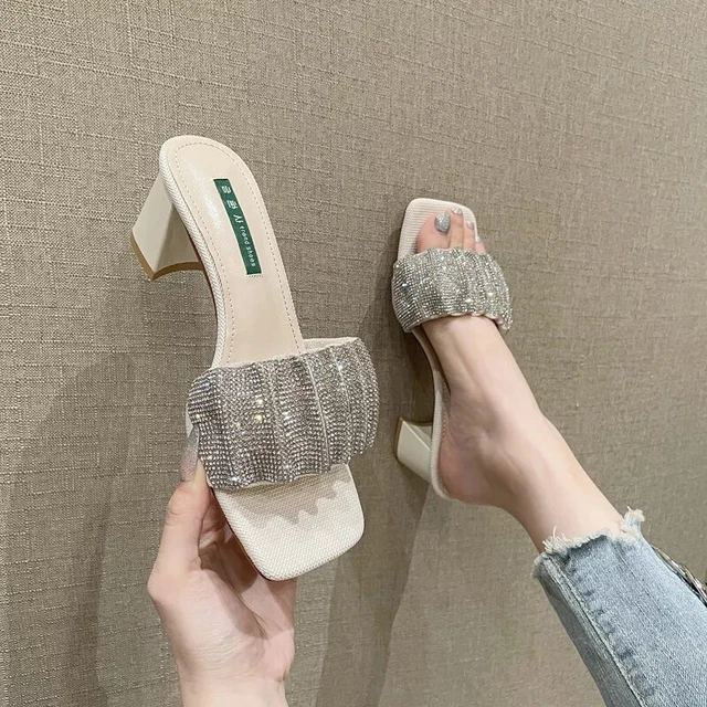 Sabots Leon 1002 En Cuir Véritable Pour Femme - Mules Confort Talon 6.5cm - Intérieur Doux Antidérapant