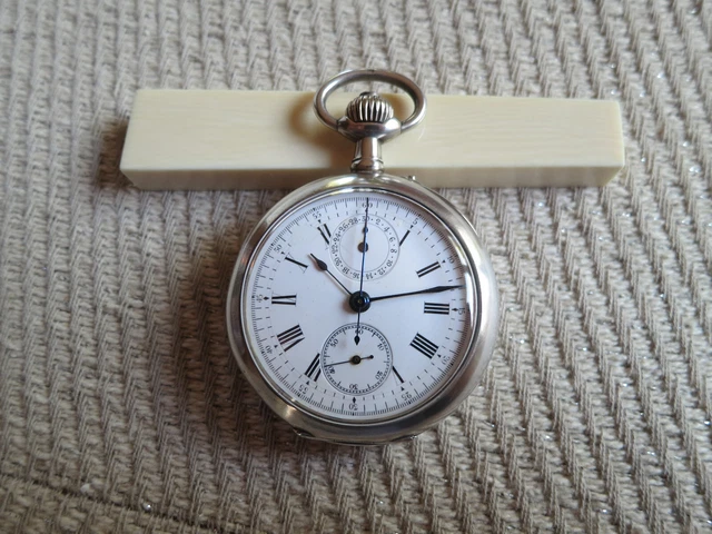 MONTRE GOUSSET SAVONNETTE EMPIRE SEIKO bo tier argent bon tat