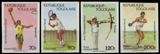 1988, Togo, 2081-84 B, ** - 1796323