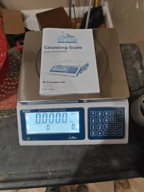 Seattle Alki Scientific Industrial Counting Scale Digital Balance 30kg X .5g