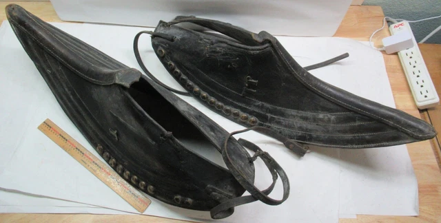 Vintage Leather Hames Cover or Housing - Draft Horse
