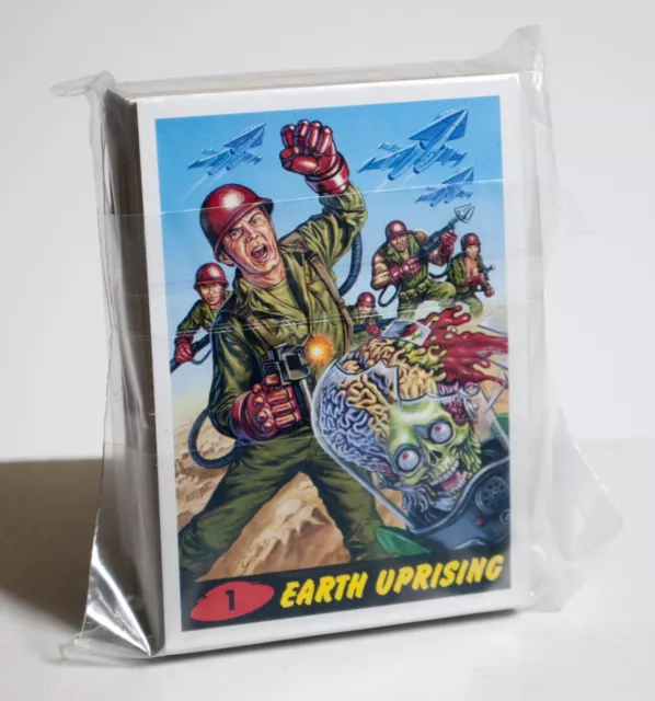 Mars Attacks Uprising Heritage Complete 42 Card Parallel Set TOPPS