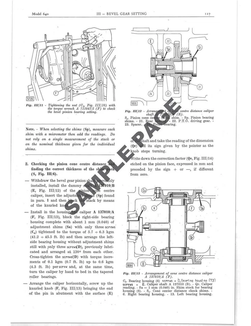 Manuale Di Officina Per Trattore FIAT 450 DT - CD-ROM In Inglese, Riparazione E Service