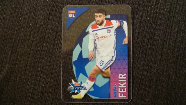 Card Topps Crystal Champions League 2019/2020 Nabil Fekir Lyon # 85 Mint