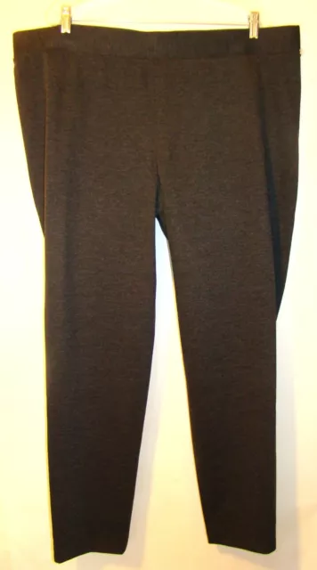 Two By Vince Camuto Womens Plus Charcoal Gray Leggings New Size 3X / 24W    D111