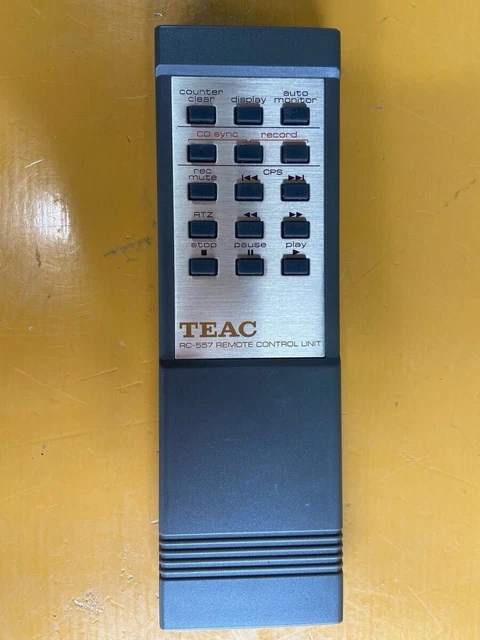 REMOTE CONTROL RC-557 for TEAC V-8030S/V-6030S cassette deck used