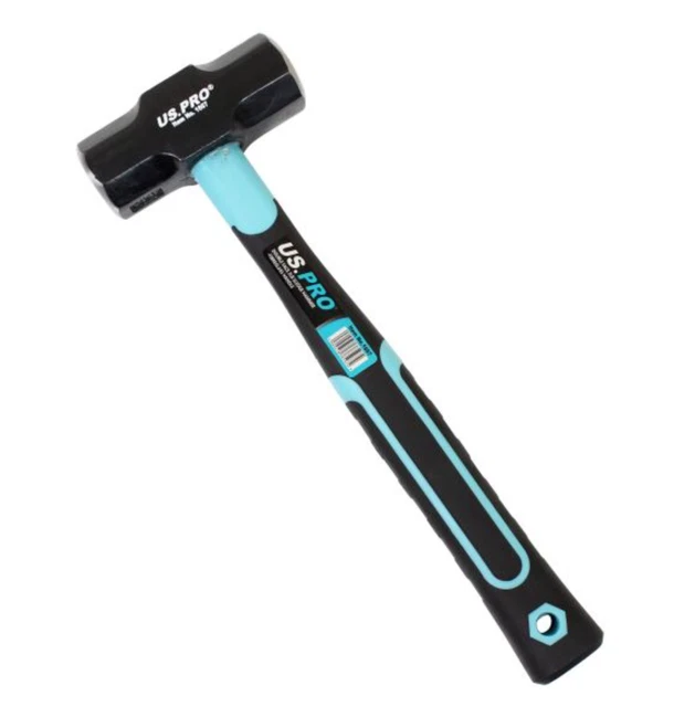 0.9kg 2lbs Sledge Hamme Double Face Firdre Poignée en verre Poignée en...