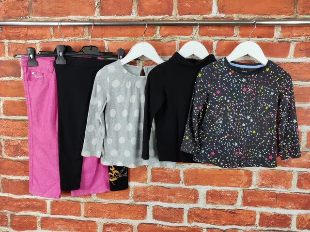 Girls Bundle Age 2-3 Years River Island Gap Etc Leggings Jeans T-Shirt Top 98Cm