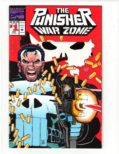 The Punisher War Zone #1 (VF+) (Marvel 1992) Die Cut Cover