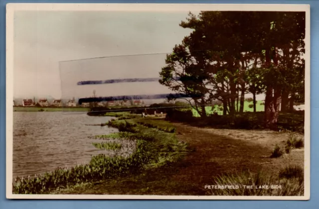 Postcard The Lake Side Petersfield Hampshire Nr Waterlooville Liss Midhurst