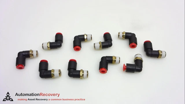 Smc Kql05-34S   Male Elbow Fitting, Tubing O.d.: 3/16", See Desc #314347