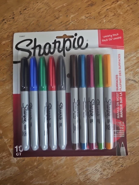 10 | 20 | 50 X Permanent Markers Pack Assorted Multi-Colour Fine Point