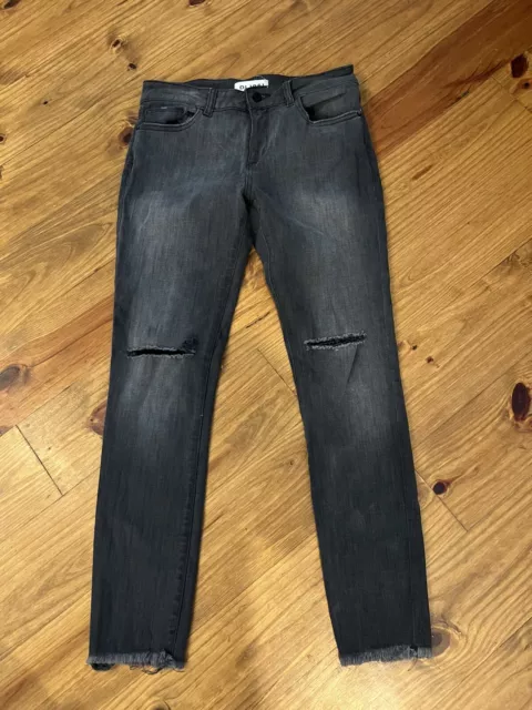 DL1961 Margaux Instasculpt Ankle Skinny Women's   Quaker Jeans  Black 27 X 27.5