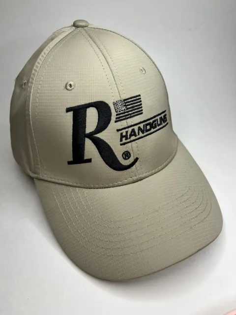 NWOT Remington Handguns Firearms Logo Cap Tan w Black Baseball Dad Cap Hat