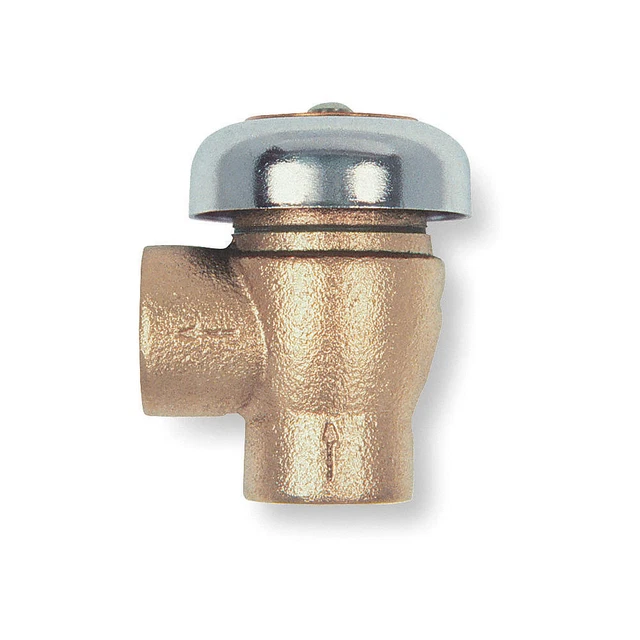 APOLLO 3810301 Vacuum Breaker,1/2In,FNPT,Bronze,125 psi
