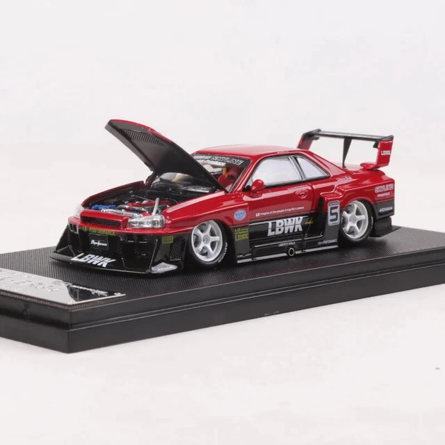 1:64 SCALE DIECAST LBWK R34 Alloy Model Car EUR 101,99 - PicClick FR