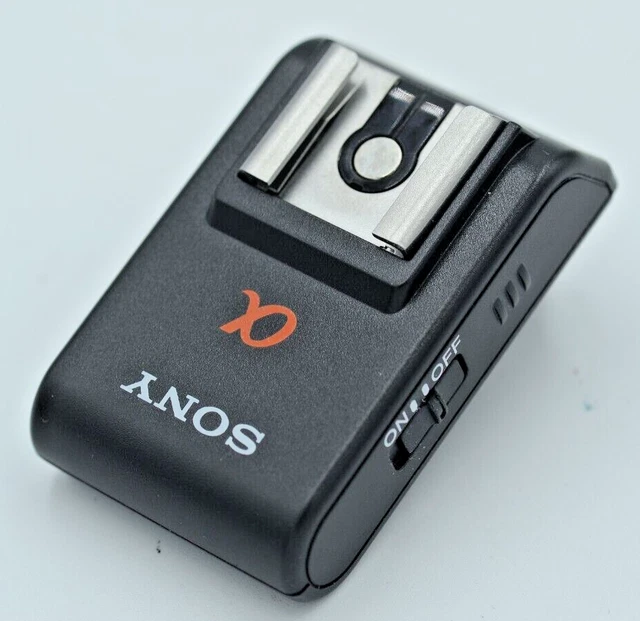 Genuino Sony Hot Shoe Adaptador FA-HS1AM Como Nuevo Estado Inalámbrico Flash Disparador