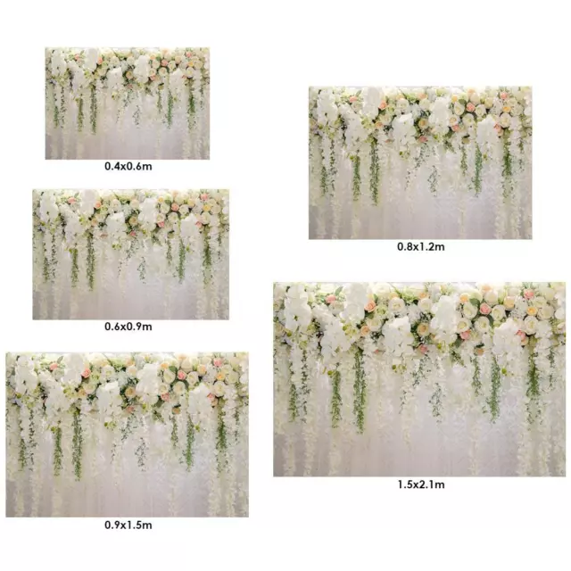 Beautiful Flowers Background Backdrop Cloth Household Photographic Props 2