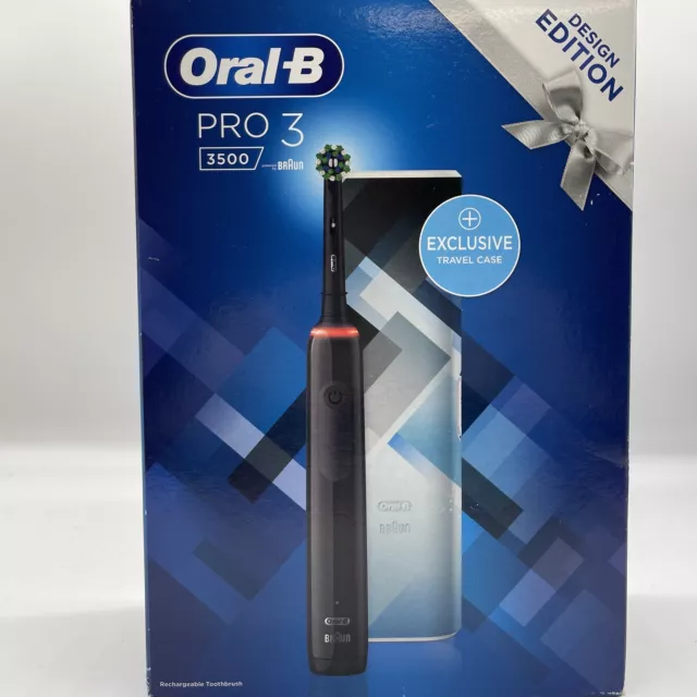 Oral-B Pro 3 elektrische Zahnbürste mit intelligentem Drucksensor, 1 Zahnbürsten